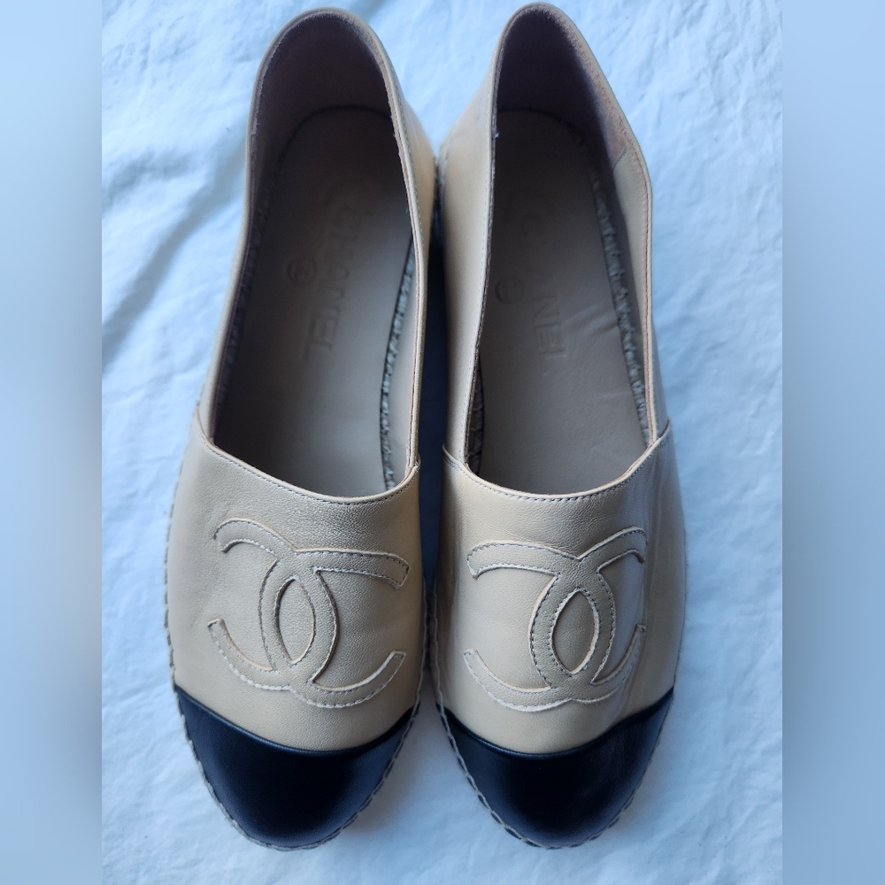 Chanel Two Toned Espadrilles